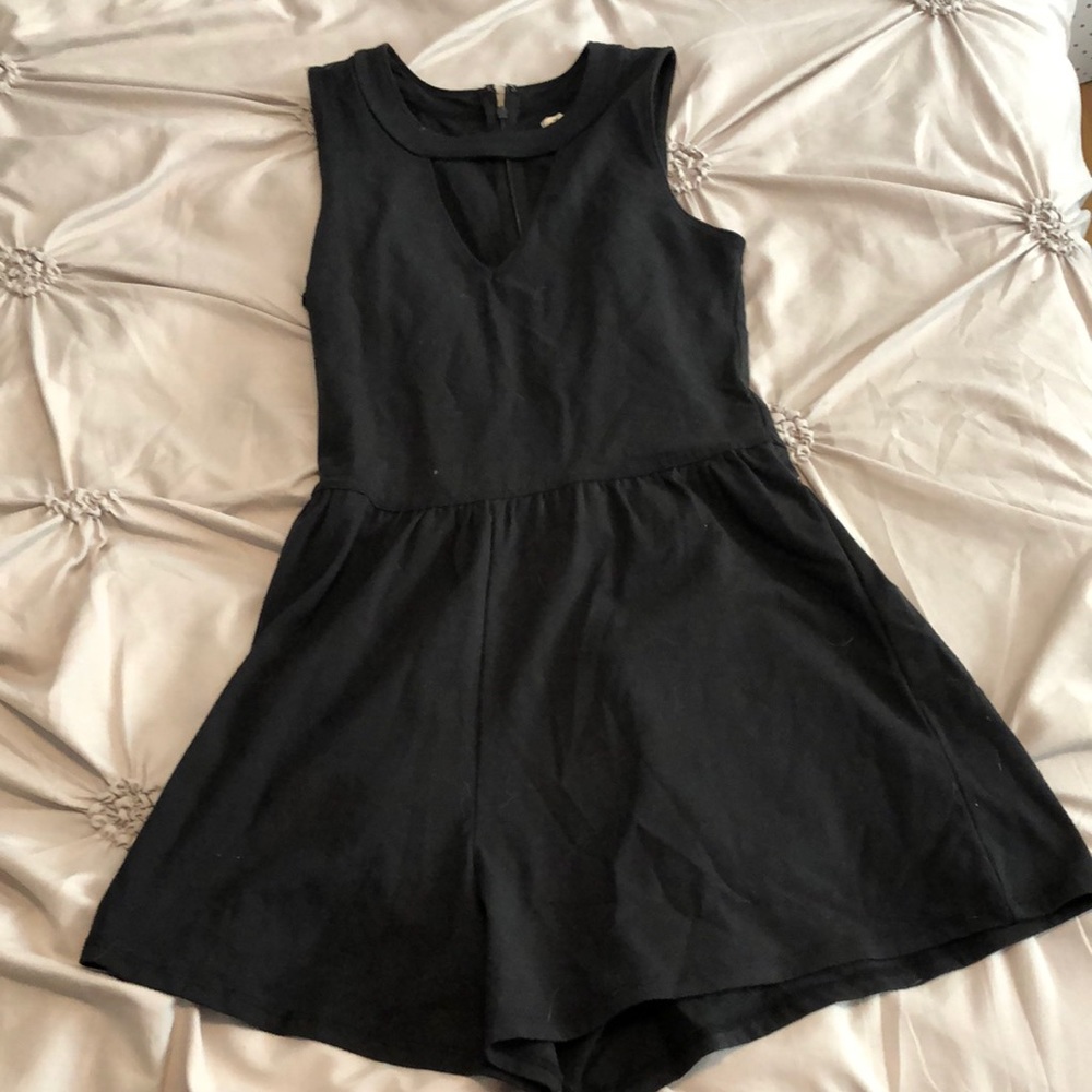 Hollister black romper